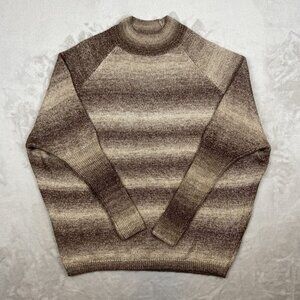 Rachel Zoe Womens Medium Brown Gradient Knit Sweater